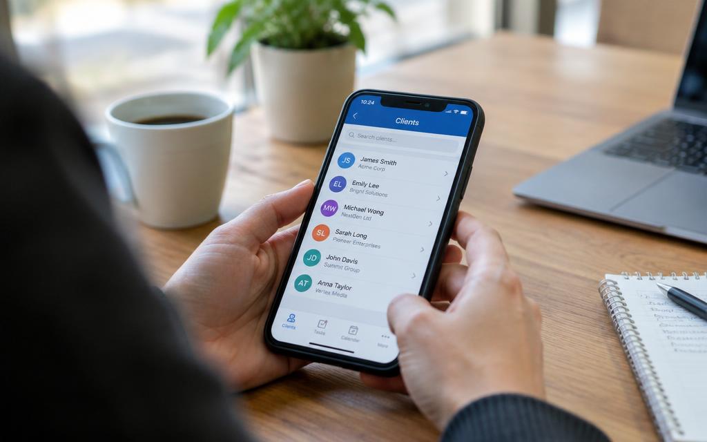 Web-app operativa usata da telefono